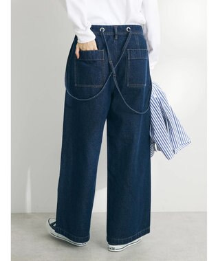 CRAFT STANDARD BOUTIQUE ２ｗａｙサロペットデニムパンツ Dark Indigo