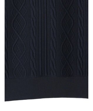 CRAFT STANDARD BOUTIQUE ケーブル柄カットプルオーバー1 Navy