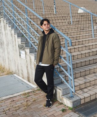 SHARE PARK MENS 【UNISEX】モンスター中綿カーディガン（L・XLサイズ） オリーブ