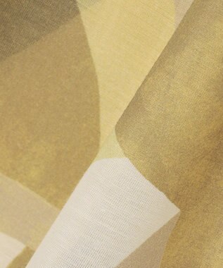 23区 S 【洗える】Pilatプリント タック ワンピース イエロープリント