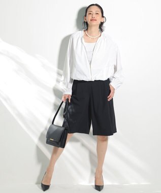 UNFILO 【セットアップ着用可/ウエストゴム】UVカット ラッシュガード ショートパンツ ブラック