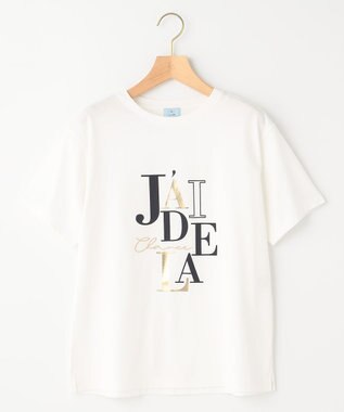 組曲 L ロゴ Tシャツ アイボリー系
