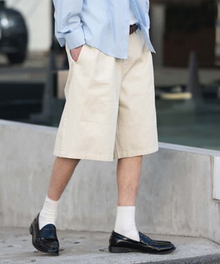 WEGO 【ウエストゴム/SMLサイズ展開】イージーコットンハーフパンツ