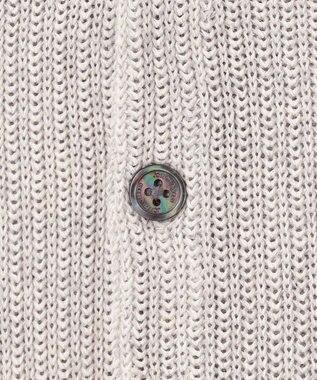 JOSEPH ABBOUD 【洗える】ストローヤーン ニット ベスト ライトグレー系