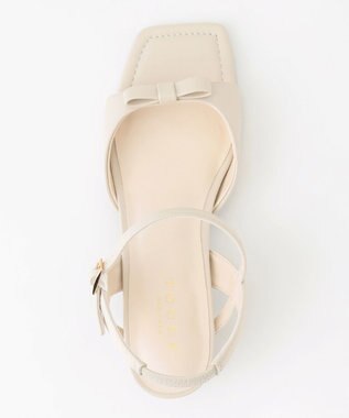 TOCCA 【大人百花掲載】TINY RIBBON SANDALS サンダル アイボリー系