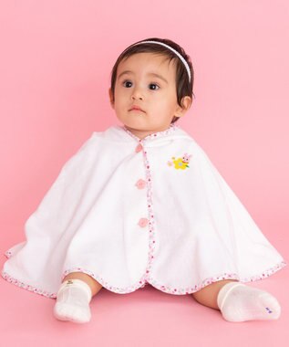 MIKI HOUSE HOT BISCUITS ポンチョギフトセット【BOX付き】 ピンク