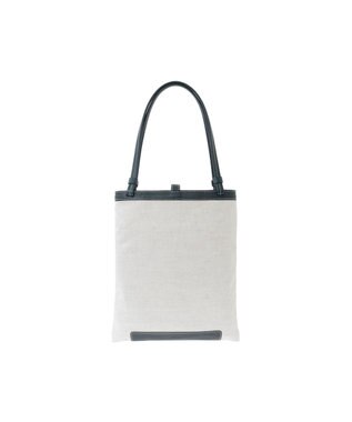 genten タペストリーカットワーク トートバッグ ネイビーブルー