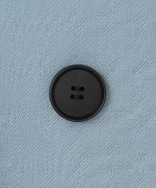 ICB L ウール2WAYストレッチ ダブルブレストジャケット ブルーシェイド系