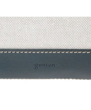 genten タペストリーカットワーク トートバッグ ネイビーブルー