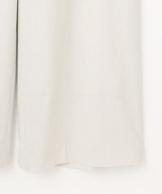 J.PRESS LADIES L 【洗える】セルロースリネンストレッチ イージー パンツ ライトグレー系