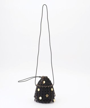 BEIGE， 【一部店舗限定】MARY AL TERNA / MOON メタルパーツショルダーバック Black