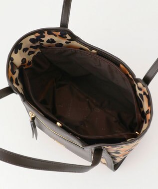 LA BAGAGERIE リサイクルレザー　フラップトート レオパード