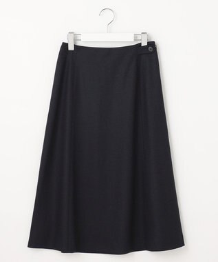 J.PRESS LADIES アクアレジェンドウールジャージー スカート ネイビー系