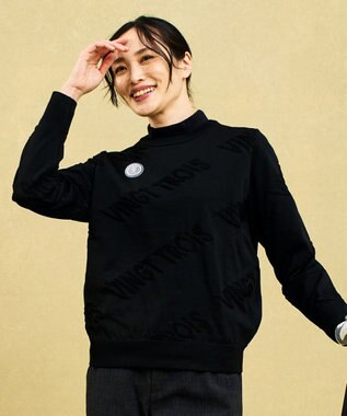 【WOMEN】ロゴスポーツニット イージーケア