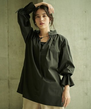 #Newans 【共につくるproject】AUDREY/ 2WAYネックシャツ(番号NE82)