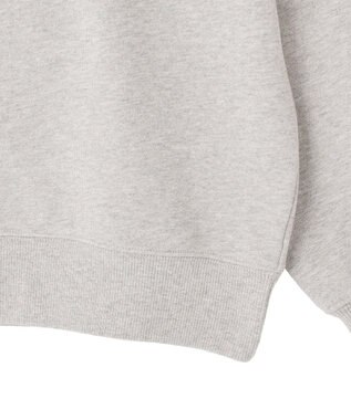 earth music&ecology フリルオフショルウラケスウェット Gray Mixture