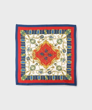 GRACE CONTINENTAL ヴィンテージモチーフスカーフ レッド