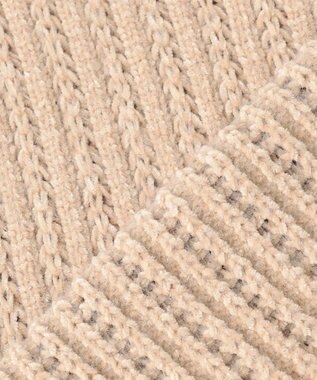 ANY レーシーモールニット ライトベージュ