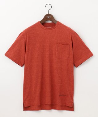 JOSEPH ABBOUD MOUNTAIN 【SPACE／UNISEX】オーガニックコットン ヴィンテージ　カラーTシャツ オレンジ系