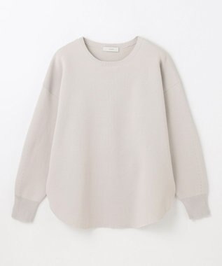 ANY ミラノリブニットプルオーバー グレージュ