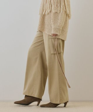 GRACE CONTINENTAL リュウカツイルカーゴパンツ ベージュ