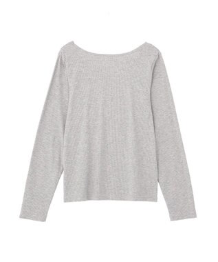 Green Parks バレエネックリブインナー Gray Mixture