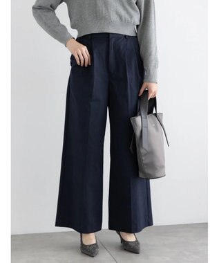 Te chichi 2タックチノパンツ【AOYAMA FASHION ASSOCIATION × Te chichi】 ネイビー