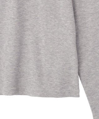 Green Parks バレエネックリブインナー Gray Mixture