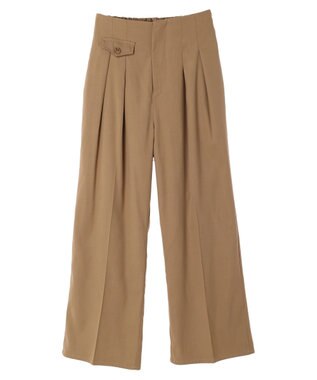 Green Parks ・Ｐｅｔｉｔ　Ｆｌｅｕｒ　ハイウエストワイドパンツ Beige