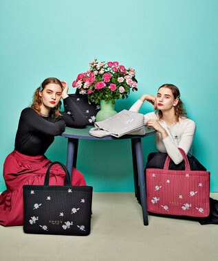 TOCCA REVE BAG L バッグ L ローズ系