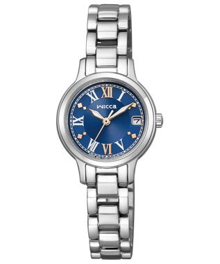 CITIZEN 【ソーラーテック デイトモデル】バンド調節が簡単なメタルバンドウオッチ シルバー