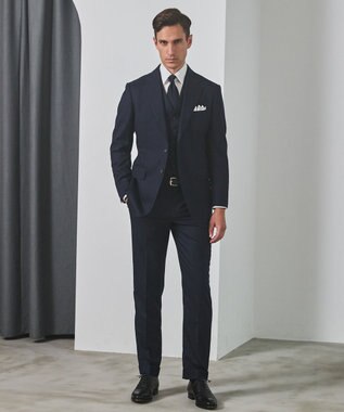 GOTAIRIKU セレモニー/お受験に最適【日本製】シルク ネクタイ_紺無地 ネイビー系