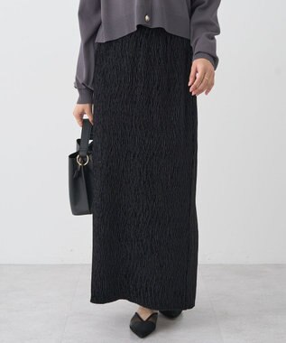 earth music&ecology シャイニーベロアスカート