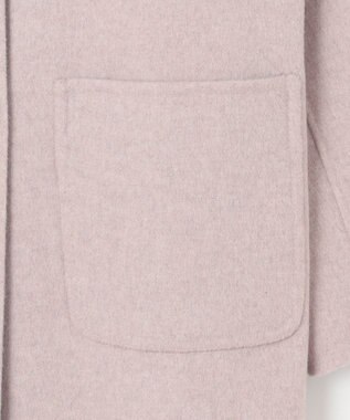 J.PRESS LADIES L 【リバーシブル】ウールナイロン リバー ミドル コート ベージュ系