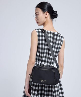 TOCCA CUSCINO POCHETTE ショルダーバッグ【WEB＆一部店舗限定・環境にやさしい素材】 ブラック系