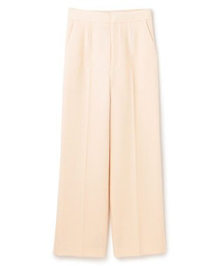 BEIGE， MILLAM / フェイクレザーパッチワイドパンツ Ecru