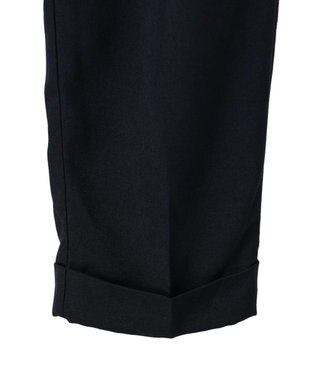 earth music&ecology リネンライクテーパードパンツ Navy