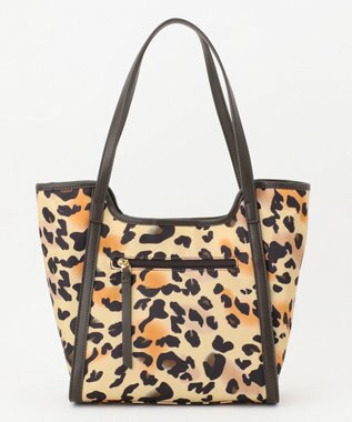 LA BAGAGERIE リサイクルレザー　フラップトート レオパード