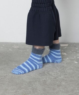 TRICOTE カスリシャギーソックス 95GRAY