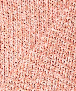 23区 L 【先行予約】コットンコードミックス クロップド ニット アプリコットミックス