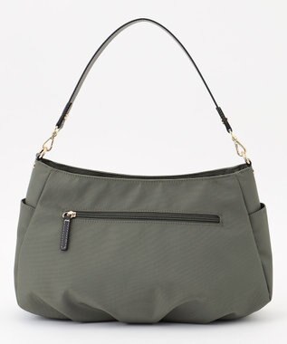 LA BAGAGERIE ポリエステルキャンバス　タックショルダー グレー