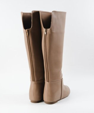 BONTRE 【MIONOTIS/ミオノティス】バックファスナーインヒールロングブーツ/40812 トープ