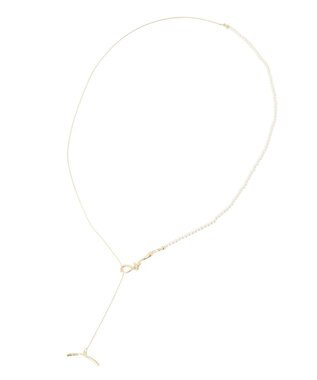 Green Parks ｅｖｅｒｙ　ｗａｌｋ．パールＹ字ネックレス Gold