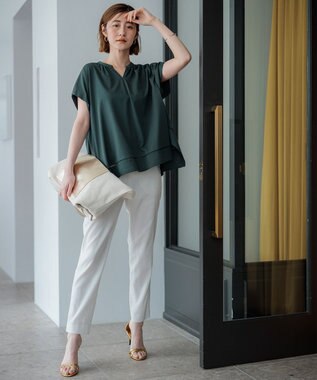 23区 ビッグサイズ トートバッグ アイボリー系