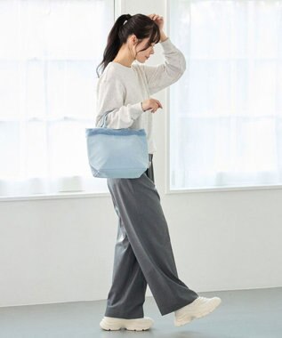 ROOTOTE 3654【2way】SC.スクエア.ボアトート-A 02：ライトブルー