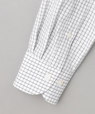 GOTAIRIKU 【形態安定】PREMIUMPLEATS_ボタンダウンカラー 通年ドレスシャツ ライトグレー系4