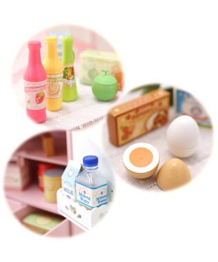 Mother garden マザーガーデン 野いちご キューティーデラックス 冷蔵庫 ピンク