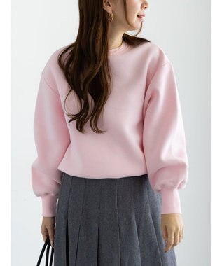 Te chichi ワンポイント刺繍裏起毛プルオーバー