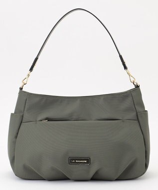 LA BAGAGERIE ポリエステルキャンバス　タックショルダー