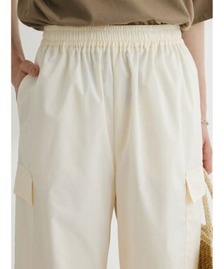 Green Parks ドライタッチ吸水速乾イージーカーゴパンツ White